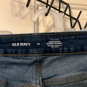 Old navy high rise rockstar super skinny jeans